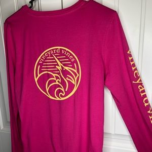 Vineyard Vines Swordfish Pink Long Sleeve Medium